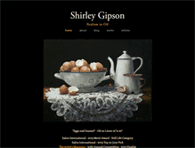 Tablet Screenshot of gipson-artist.com
